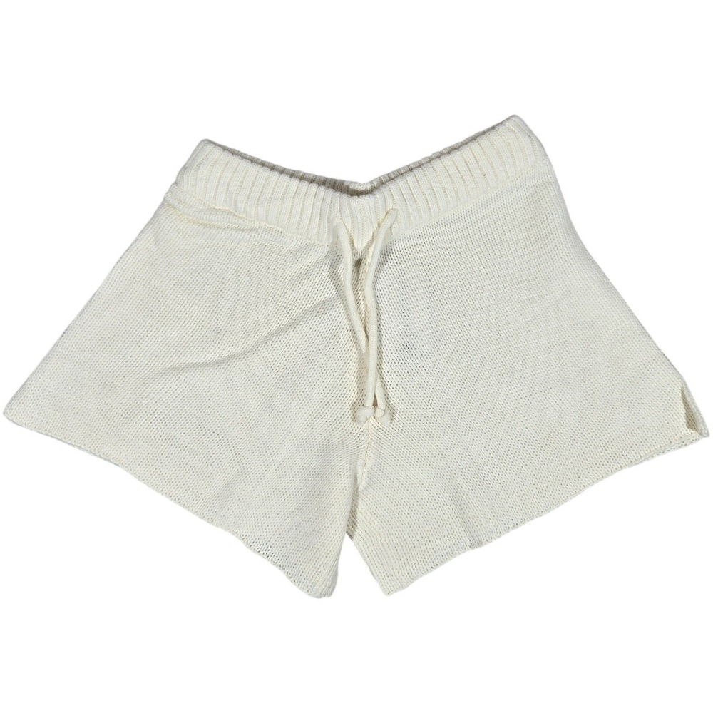 WeWoreWhat Ivory Chunky Cozy Stitch Pull On Sweater Shorts‎ WWDB98-1 Small NWT